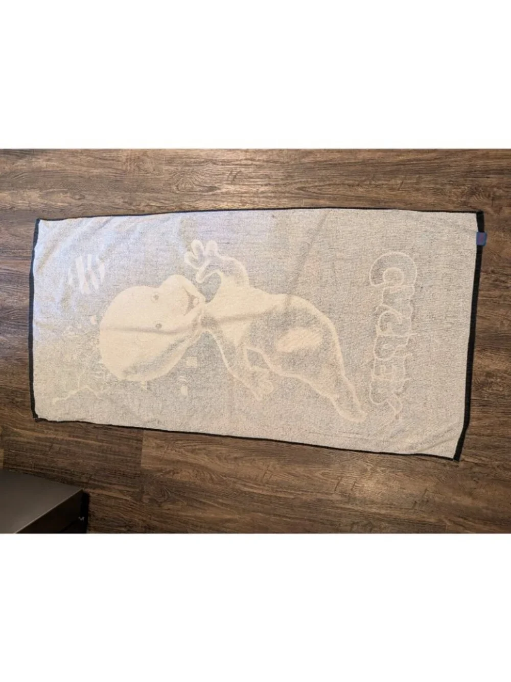 Vintage Casper The Friendly Ghost 1995 Beach Towel Jay Franco Rare Disney Black